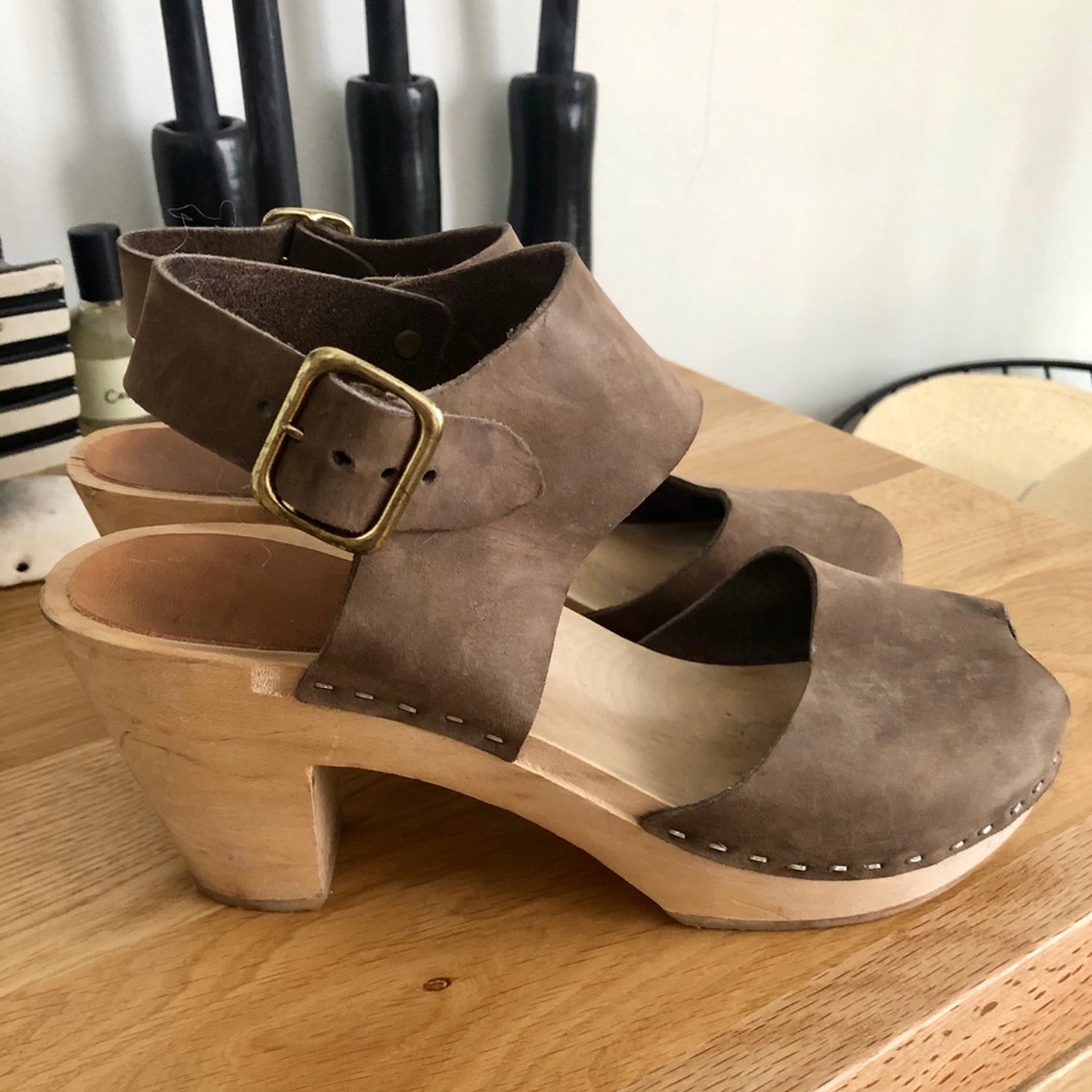 Bryr Miranda Peeptoe High Heel Clog 8